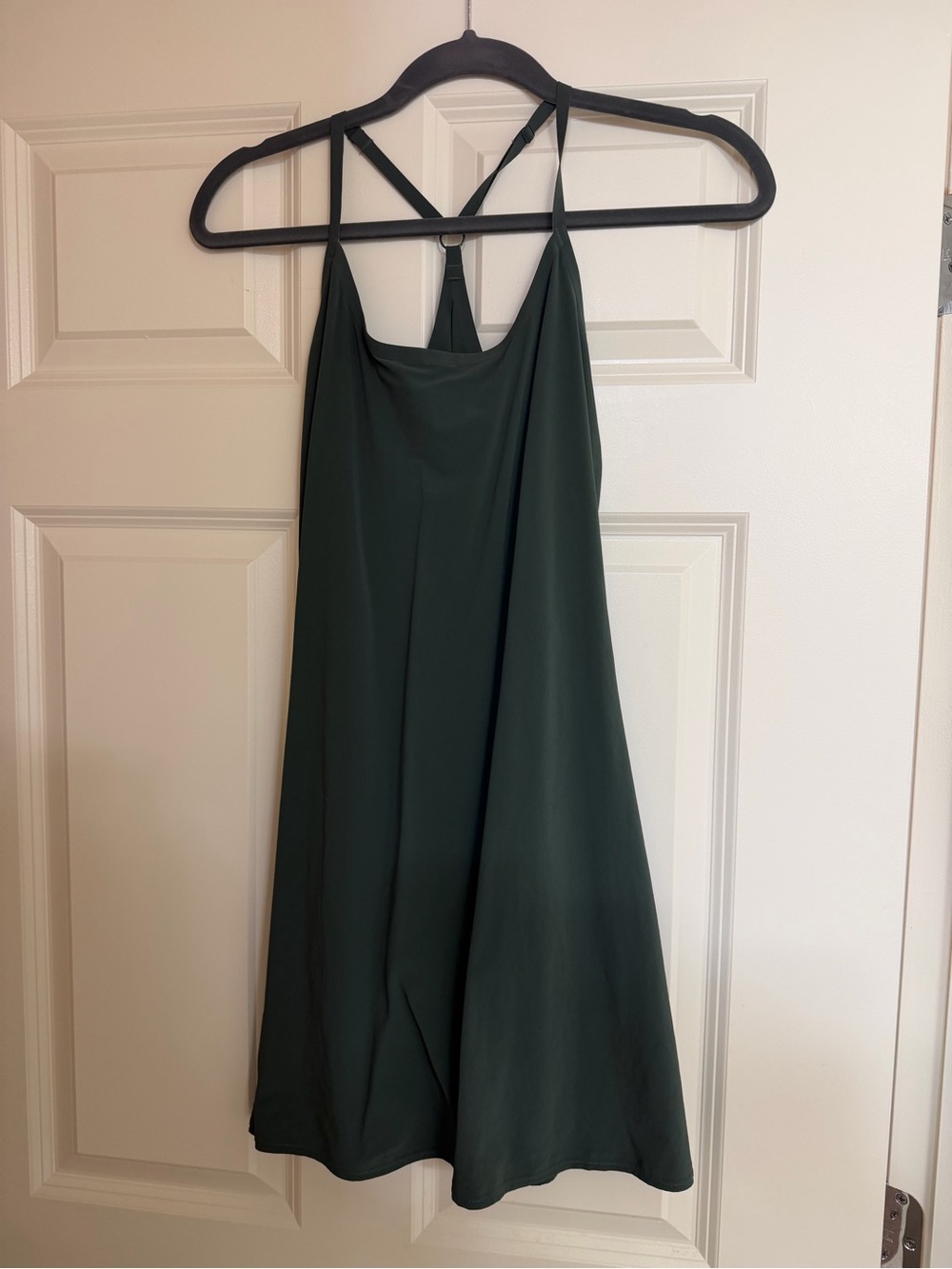 Outdoor Voices Forest Green Mini Athletic Dress with Strappy Back